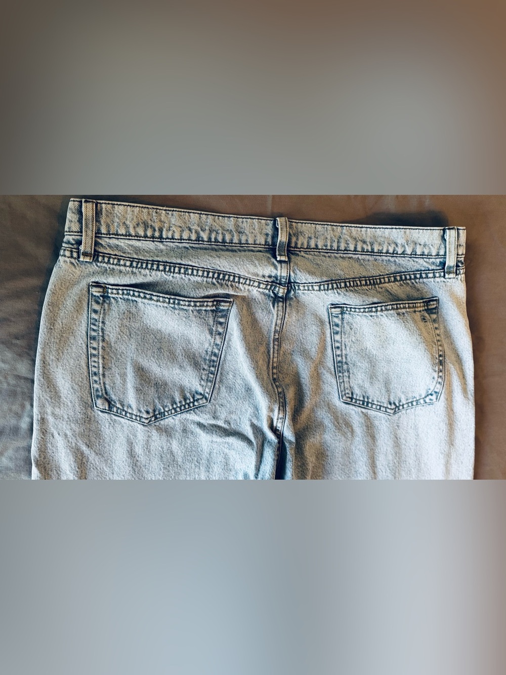 RAG & BONE Button Fly Straight Leg Light Blue Jeans - Picture 11 of 16
